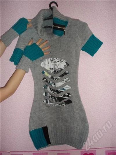 Лот: 591503. Фото: 1. Туника-Платье PARKhande (Турция... Свитеры, толстовки, худи