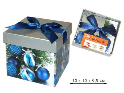 Лот: 4826613. Фото: 1. Коробка подарочная Новый год 10х10... Подарочная упаковка