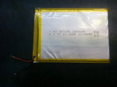 Лот: 9525457. Фото: 1. АКБ 3,7V 2800mah 95X72X3,5мм Irbis... Запчасти для планшетов