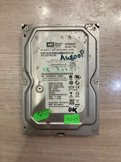 Лот: 17850690. Фото: 1. Жесткий диск Western Digital 320Gb. Жёсткие диски (HDD)