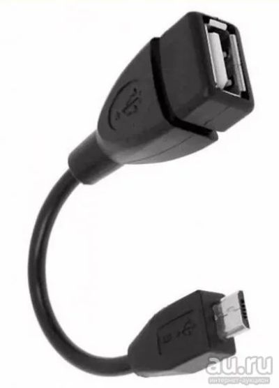 Лот: 16431054. Фото: 1. Адаптер OTG USB(гнездо) - microUSB... Дата-кабели, переходники