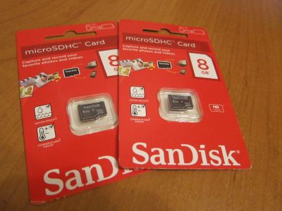 Лот: 4787008. Фото: 1. Карта памяти MicroSd 8Gb. Карты памяти