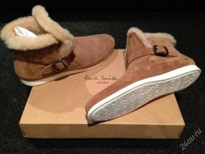 Лот: 2304563. Фото: 1. Paul Smith Sheepskin boots. Другое (мужская обувь)