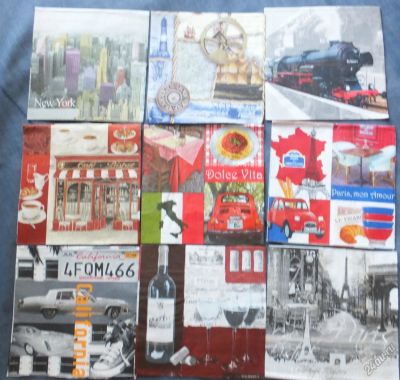 Лот: 5889629. Фото: 1. Набор салфеток для декупажа 54... Декупаж