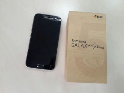 Лот: 9443747. Фото: 1. Samsung Galaxy S5 Duos 16ГБ б... Смартфоны