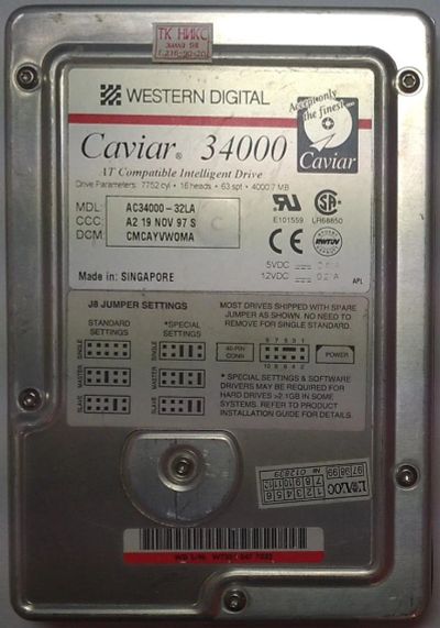 Лот: 3803135. Фото: 1. HDD / Western Digital / Model... Жёсткие диски (HDD)
