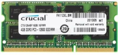 Лот: 4552634. Фото: 1. Модуль памяти SO-DDR3 4096Mb PC12800... Другое (комплектующие)