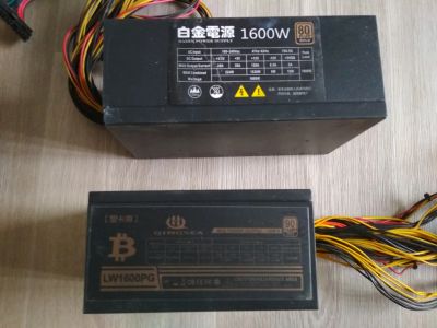 Лот: 16081043. Фото: 1. Продам блоки питания 1600W (майнинг... Корпуса, блоки питания