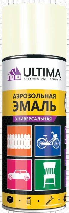 Лот: 16251685. Фото: 1. Краска-спрей Ultima, RAL 1001... Краски, лаки, растворитель