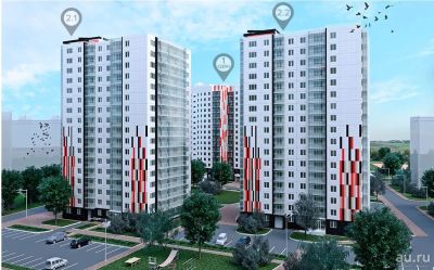 Лот: 13997959. Фото: 1. 1-к квартира в ЖК Мичурино дом... Квартиры, студии
