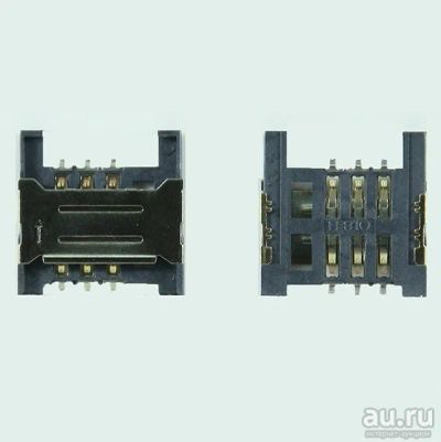 Лот: 9273173. Фото: 1. Коннектор, разъем SIM Micromax... Шлейфы, разъёмы