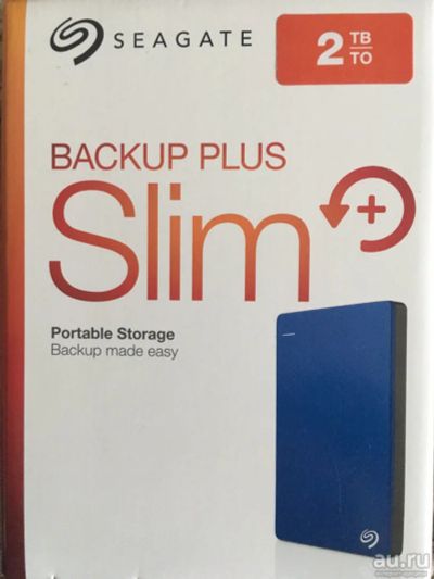 Лот: 13457591. Фото: 1. Переносной жесткий seagate 2tb. Внешние жесткие диски