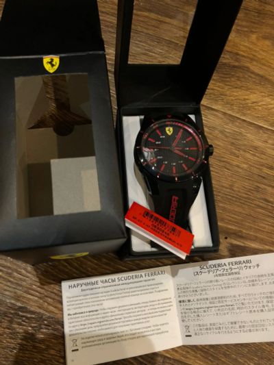 Лот: 18295429. Фото: 1. Часы Ferrari Scuderia оригинал... Оригинальные наручные часы