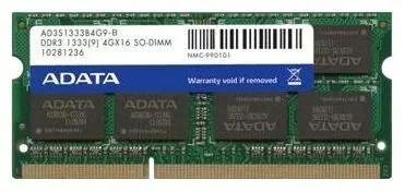 Лот: 10268720. Фото: 1. ADATA DDR3 1333 SO-DIMM 4Gb ОБМЕН. Оперативная память