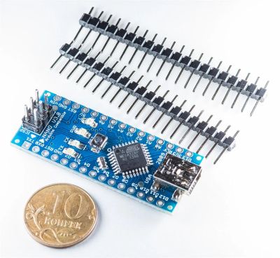 Лот: 3843734. Фото: 1. Arduino Nano V3.0 ATmega328. Микроконтроллеры