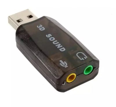 Лот: 6727727. Фото: 1. USB аудио адаптер Звуковая карта. Звуковые карты