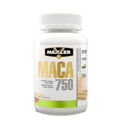 Лот: 17475403. Фото: 1. MACA 750 Maxler 90 капс.(Спортивное... Спортивное питание, витамины