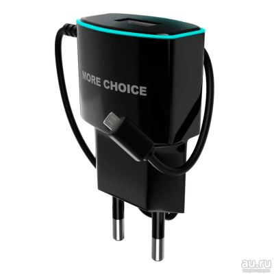 Лот: 18185594. Фото: 1. СЗУ USB 1A с кабелем microUSB... Зарядные устройства, блоки питания, адаптеры сетевые для смартфонов