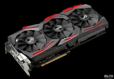 Лот: 10384555. Фото: 1. ASUS GeForce GTX 1080 Strix OC... Видеокарты