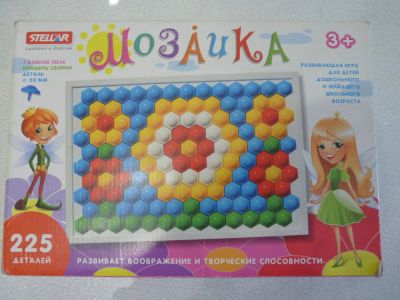 Лот: 10962681. Фото: 1. Мозаика 20 мм 225 деталей Стеллар. Конструкторы