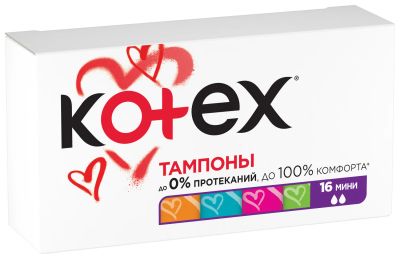 Лот: 23984752. Фото: 1. Котекс тампоны мини №16. Другое (красота и здоровье)