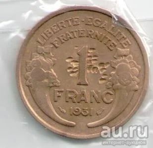 Лот: 13056129. Фото: 1. 1 франк 1931 года, Франция (С1-1... Европа
