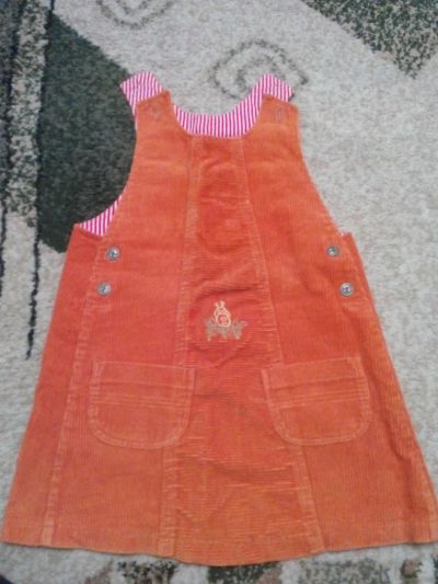 Лот: 6754908. Фото: 1. Продам детский оранжевый сарафан... Платья, сарафаны