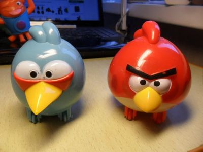 Лот: 8538633. Фото: 1. Игрушка Angry Birds на колесиках... Развивающие