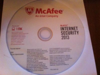 Лот: 4670529. Фото: 1. антивирус Mcafee internet security... Системные
