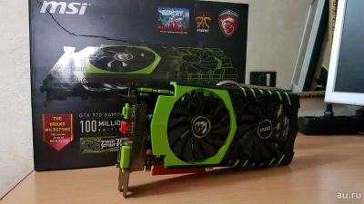 Лот: 13034275. Фото: 1. Видеокарта MSI GeForce GTX 970... Видеокарты