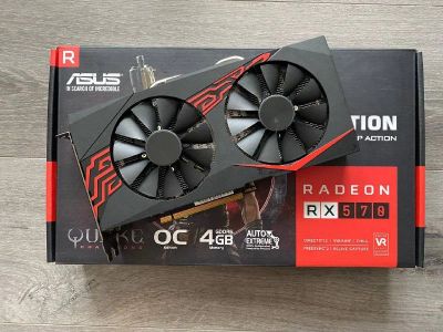 Лот: 17813888. Фото: 1. Игровая видеокарта: Asus Radeon... Видеокарты