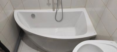 Лот: 21350981. Фото: 1. Угловая акриловая ванна Cersanit... Ванны и комплектующие