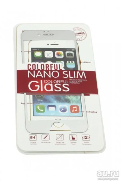 Лот: 8987770. Фото: 1. Защитное стекло iPhone 6 colour... Защитные стёкла, защитные плёнки