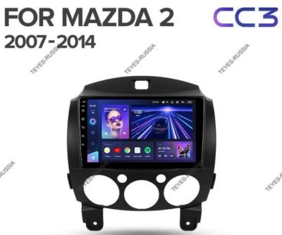 Лот: 20759464. Фото: 1. Магнитола Teyes CC3 Mazda 2 2007-2014. Автомагнитолы