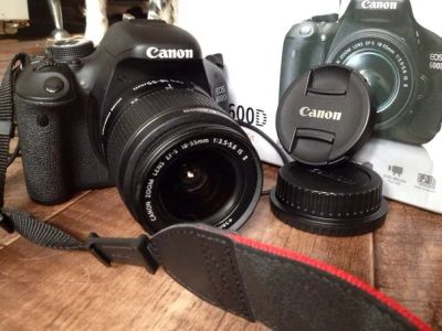 Лот: 6849246. Фото: 1. Фотоаппарат Canon 600D EOS 18-55... Цифровые зеркальные