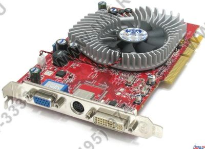 Лот: 3433567. Фото: 1. 512Mb AGP DDR-2 Sapphire Radeon... Видеокарты