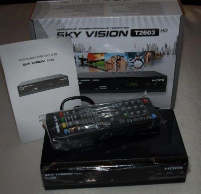 Лот: 10707009. Фото: 1. Цифровая приставка SKY vision... Цифровое, спутниковое ТВ