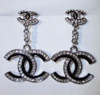 Лот: 1339729. Фото: 1. Серьги Chanel №2. Серьги, каффы