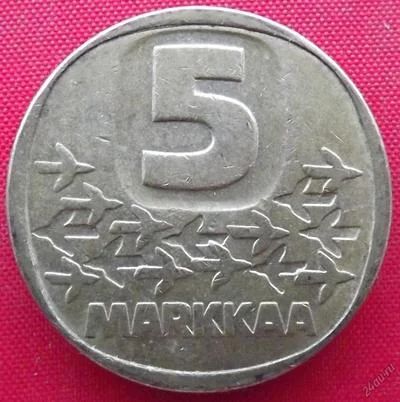 Лот: 2580109. Фото: 1. (№2334/LF) 5 марок 1985 (Финляндия... Европа