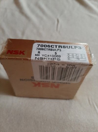 Лот: 19212633. Фото: 1. Подшипник NSK 7006ctrsulp3. Запчасти для промышленного оборудования