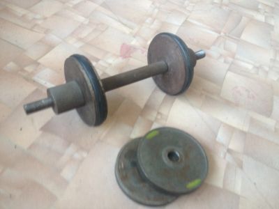 Лот: 11924515. Фото: 1. Гантеля разборная 10кг. Гантели