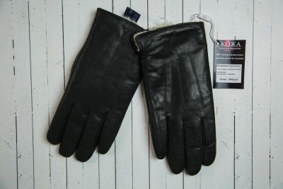 Лот: 6196098. Фото: 1. Мужские кожаные перчатки из натуральной... Перчатки, варежки, митенки