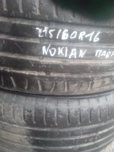 Лот: 9984450. Фото: 1. 215/60 R16 Nokian пара. Шины