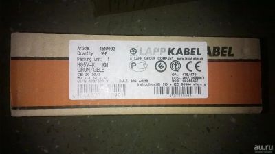 Лот: 8461127. Фото: 1. LAPP KABEL HO5V-K GRUN-GELB. Провода, кабели