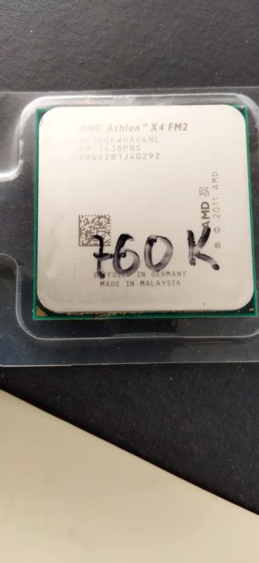 Лот: 18950625. Фото: 1. amd athlon x4 fm2 ad760kwoa44hl. Процессоры
