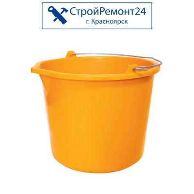 Лот: 25729695. Фото: 1. Ведро строительное усиленное пластиковое... Расходные материалы, сменные насадки