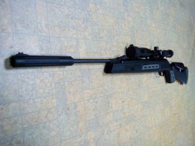 Лот: 5396186. Фото: 1. hatsan 125 sniper с оптикой leapers... Пневматическое оружие