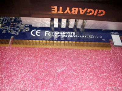 Лот: 13075546. Фото: 1. Gigabyte GeForce GT 220 GV-N220D2-1GI. Видеокарты