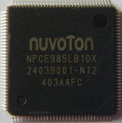 Лот: 19020640. Фото: 1. Мультиконтроллер Nuvoton NPCE985LB1... Микроконтроллеры
