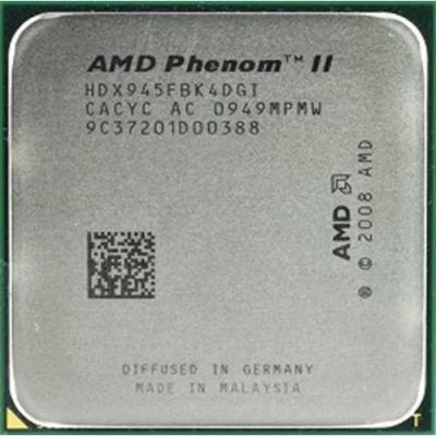 Лот: 11260110. Фото: 1. Процессор Phenom II X4 945 (HDX945FBK4DGI... Процессоры